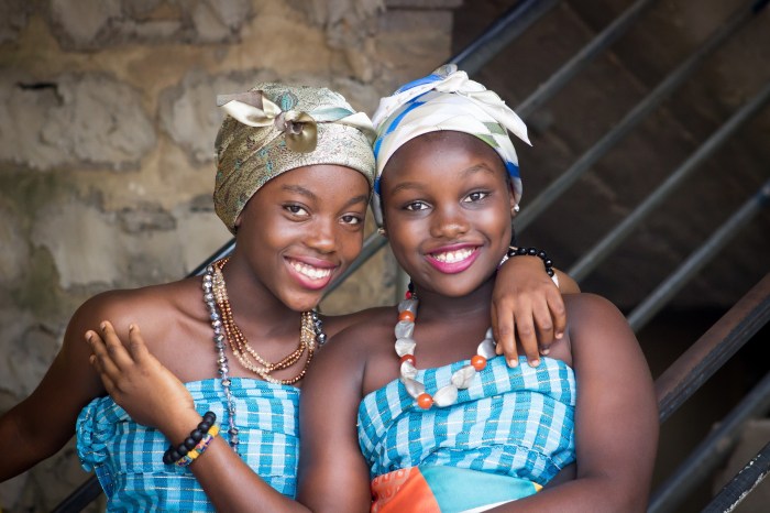 Young african girls